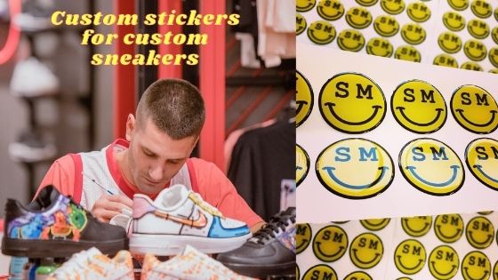 Custom stickers for custom paint....Sneakers!!!